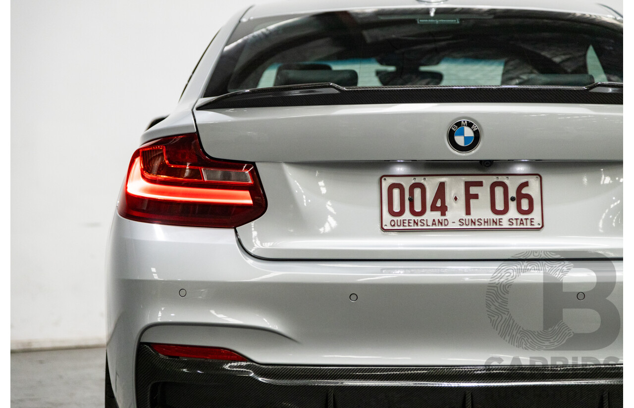 5/2016 BMW 228i M-Sport F22 MY16 2d Coupe Metallic Glacier Silver Turbo 2.0L