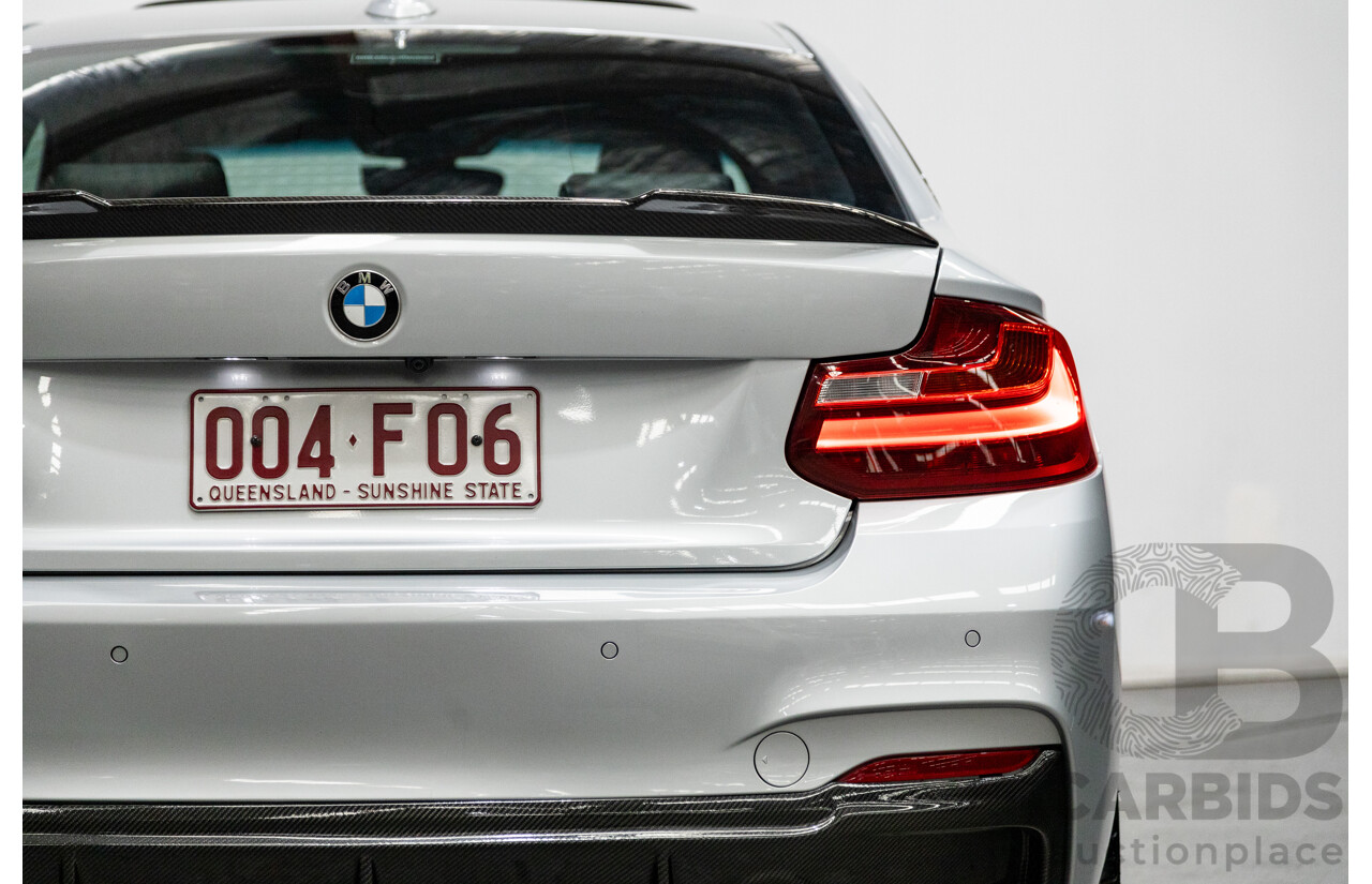 5/2016 BMW 228i M-Sport F22 MY16 2d Coupe Metallic Glacier Silver Turbo 2.0L