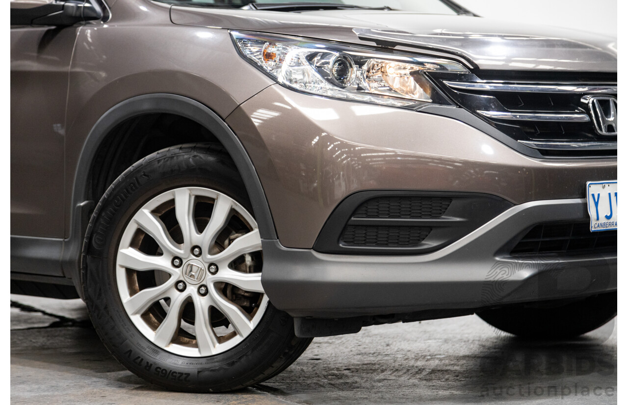 1/2013 Honda CRV VTi (4x4) 30 4d Wagon Metallic Grey 2.4L