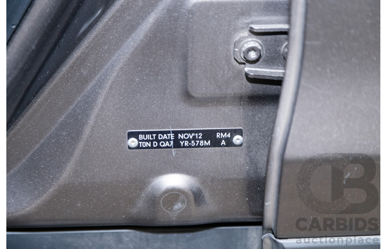 1/2013 Honda CRV VTi (4x4) 30 4d Wagon Metallic Grey 2.4L
