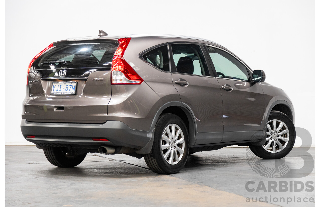 1/2013 Honda CRV VTi (4x4) 30 4d Wagon Metallic Grey 2.4L