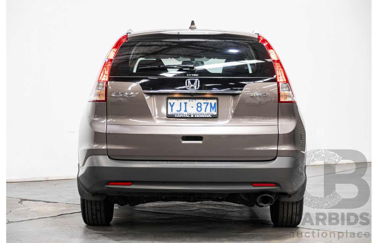 1/2013 Honda CRV VTi (4x4) 30 4d Wagon Metallic Grey 2.4L