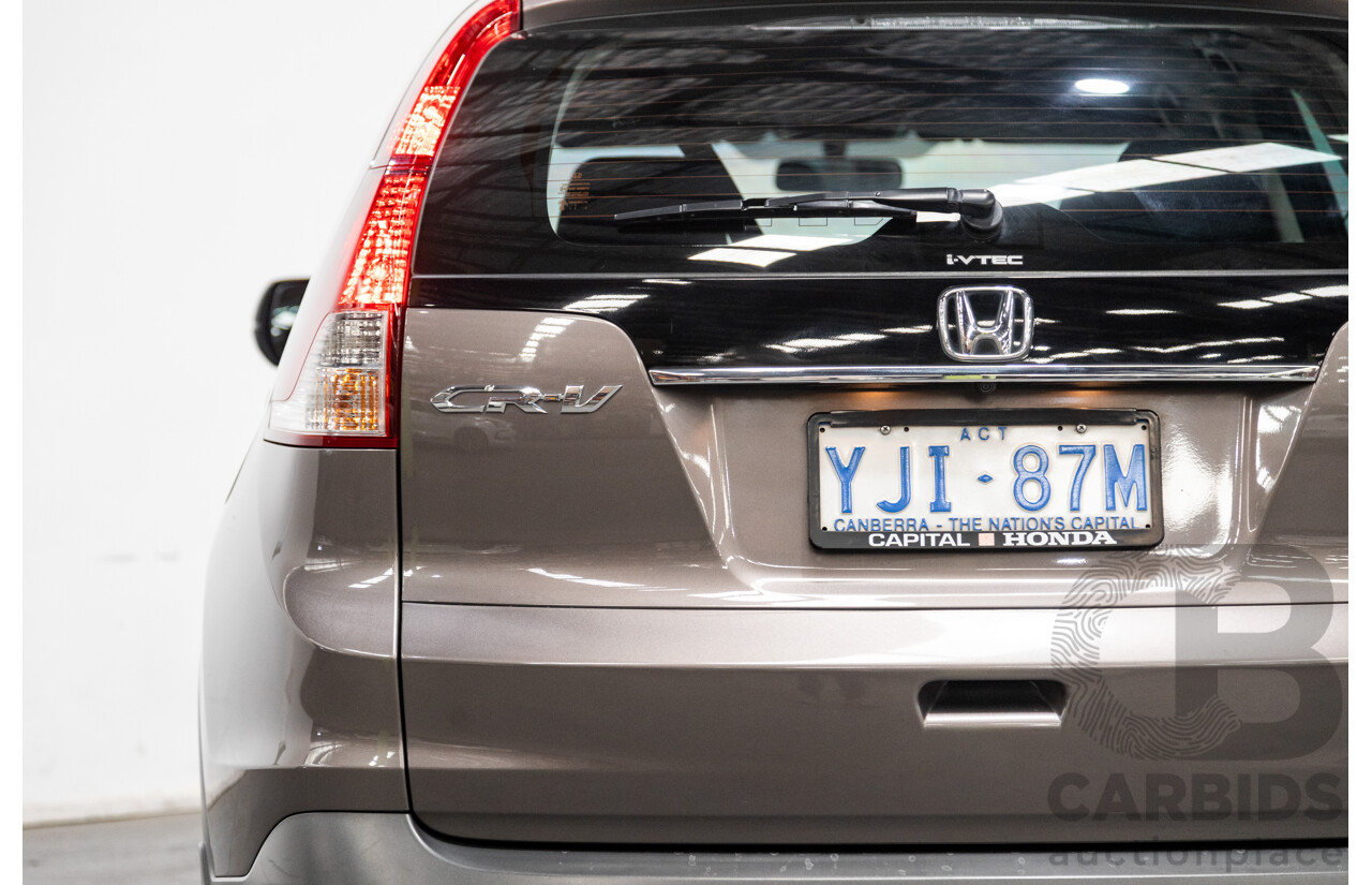 1/2013 Honda CRV VTi (4x4) 30 4d Wagon Metallic Grey 2.4L