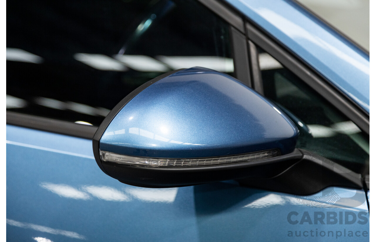 6/2014 Volkswagen Golf 110 TDI Highline AU MK7 MY14.5 5d Hatchback Pacific Blue Metallic Turbo Diesel 2.0L