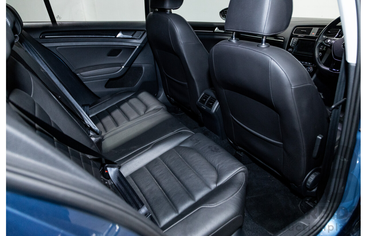 6/2014 Volkswagen Golf 110 TDI Highline AU MK7 MY14.5 5d Hatchback Pacific Blue Metallic Turbo Diesel 2.0L