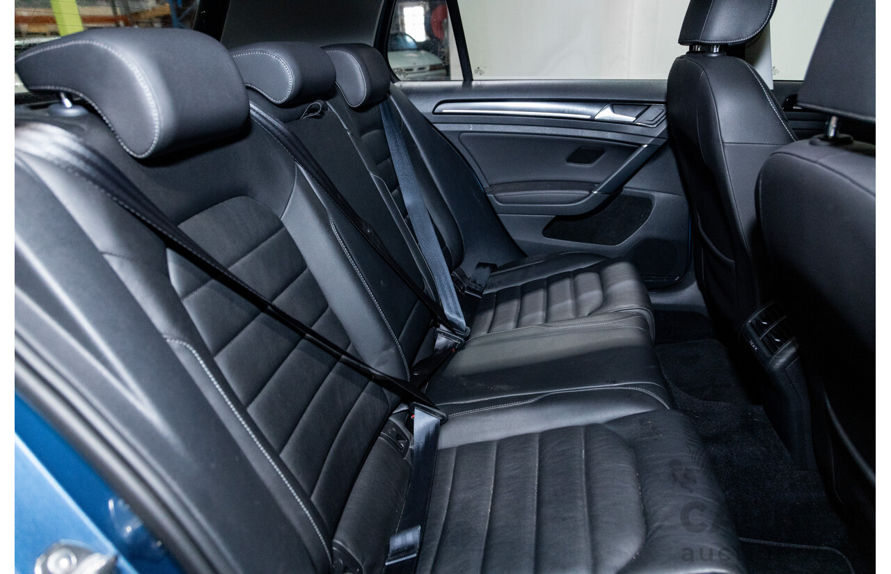 6/2014 Volkswagen Golf 110 TDI Highline AU MK7 MY14.5 5d Hatchback Pacific Blue Metallic Turbo Diesel 2.0L