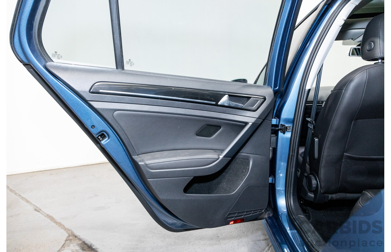 6/2014 Volkswagen Golf 110 TDI Highline AU MK7 MY14.5 5d Hatchback Pacific Blue Metallic Turbo Diesel 2.0L