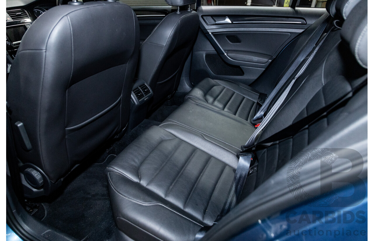 6/2014 Volkswagen Golf 110 TDI Highline AU MK7 MY14.5 5d Hatchback Pacific Blue Metallic Turbo Diesel 2.0L