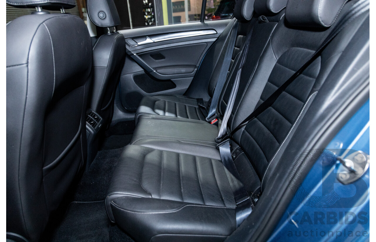 6/2014 Volkswagen Golf 110 TDI Highline AU MK7 MY14.5 5d Hatchback Pacific Blue Metallic Turbo Diesel 2.0L