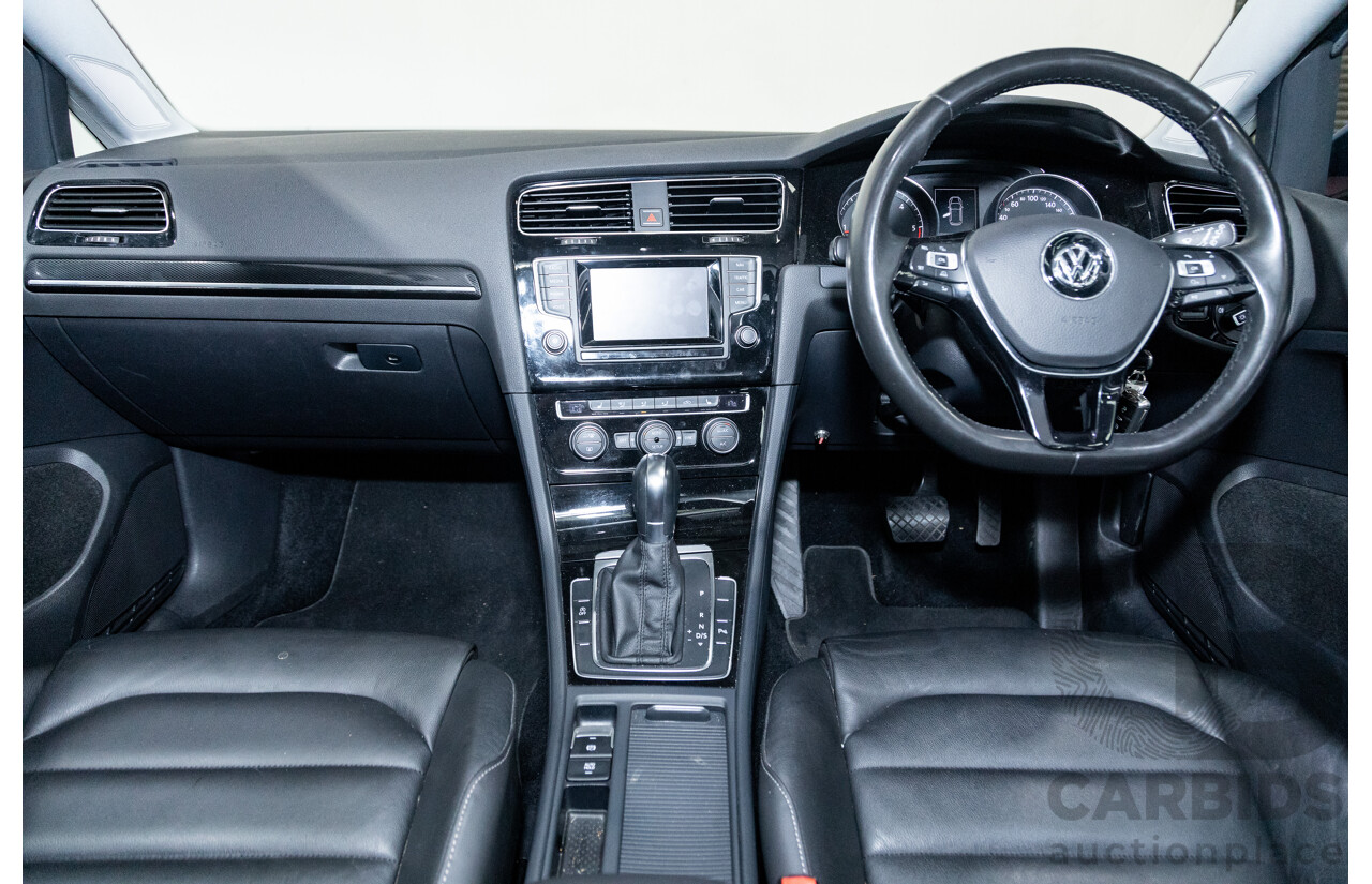 6/2014 Volkswagen Golf 110 TDI Highline AU MK7 MY14.5 5d Hatchback Pacific Blue Metallic Turbo Diesel 2.0L