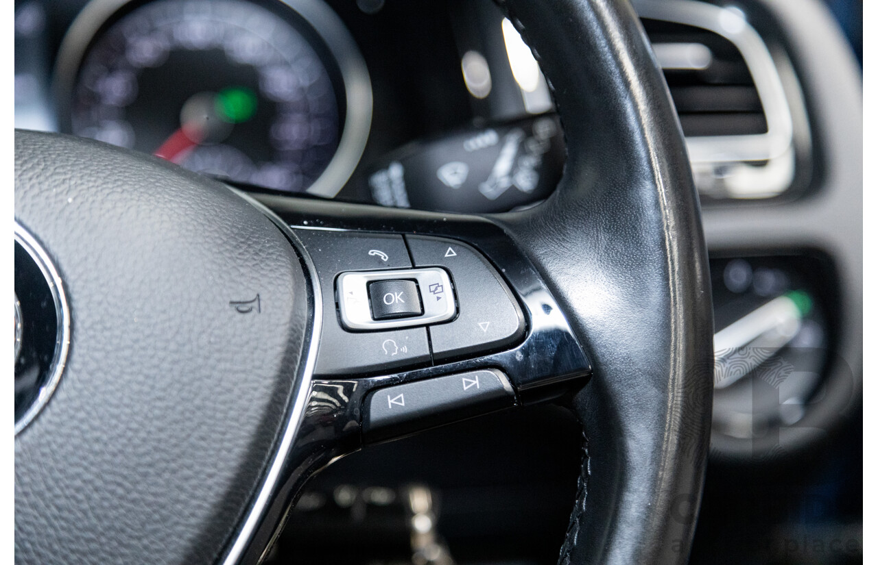 6/2014 Volkswagen Golf 110 TDI Highline AU MK7 MY14.5 5d Hatchback Pacific Blue Metallic Turbo Diesel 2.0L