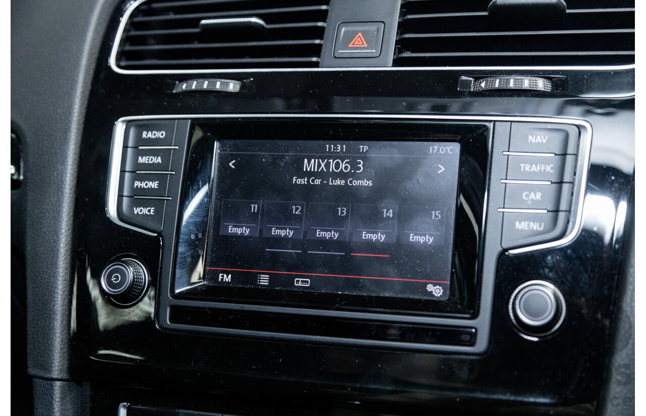 6/2014 Volkswagen Golf 110 TDI Highline AU MK7 MY14.5 5d Hatchback Pacific Blue Metallic Turbo Diesel 2.0L