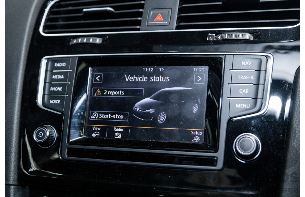 6/2014 Volkswagen Golf 110 TDI Highline AU MK7 MY14.5 5d Hatchback Pacific Blue Metallic Turbo Diesel 2.0L