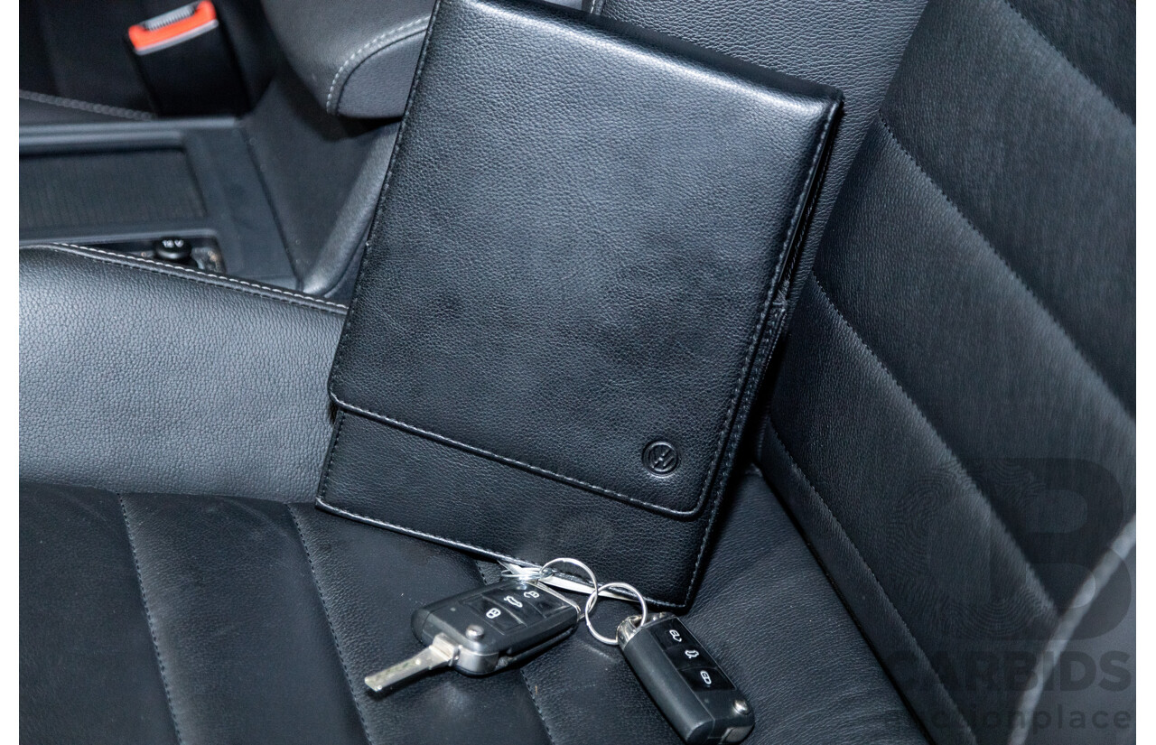 6/2014 Volkswagen Golf 110 TDI Highline AU MK7 MY14.5 5d Hatchback Pacific Blue Metallic Turbo Diesel 2.0L