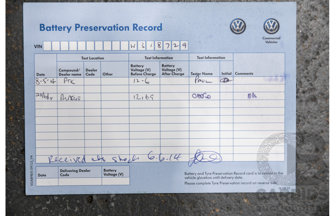 6/2014 Volkswagen Golf 110 TDI Highline AU MK7 MY14.5 5d Hatchback Pacific Blue Metallic Turbo Diesel 2.0L