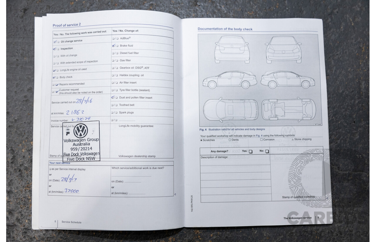 6/2014 Volkswagen Golf 110 TDI Highline AU MK7 MY14.5 5d Hatchback Pacific Blue Metallic Turbo Diesel 2.0L