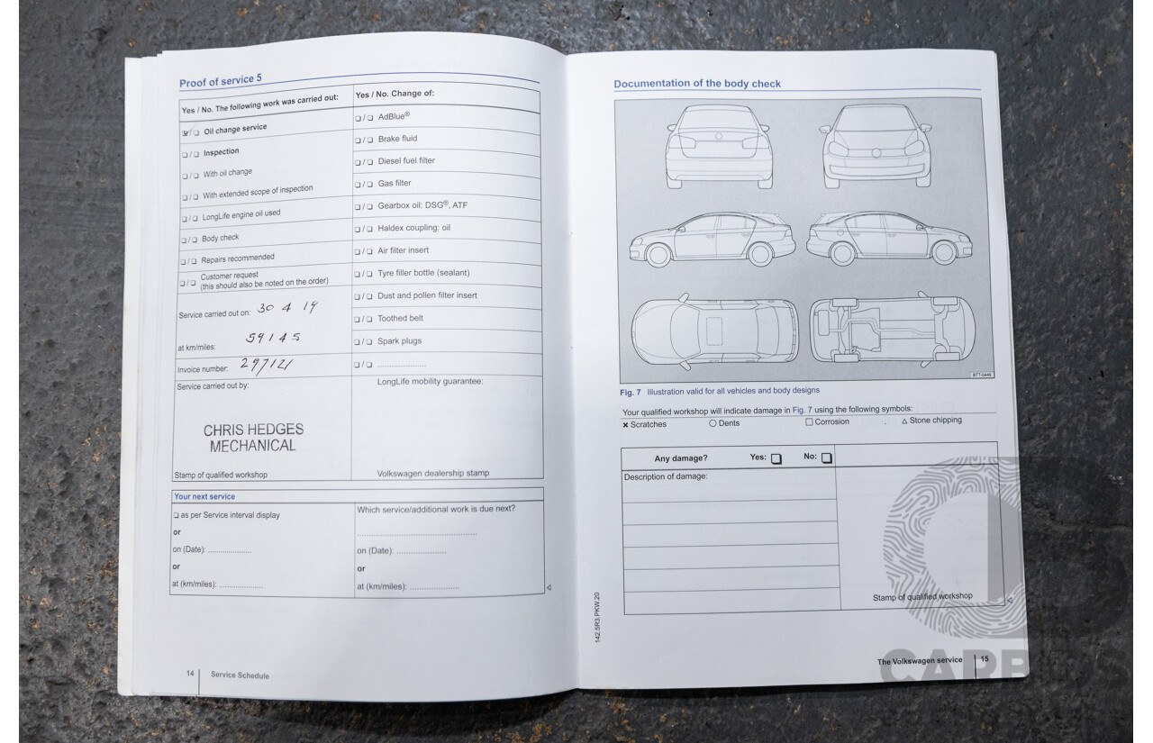 6/2014 Volkswagen Golf 110 TDI Highline AU MK7 MY14.5 5d Hatchback Pacific Blue Metallic Turbo Diesel 2.0L