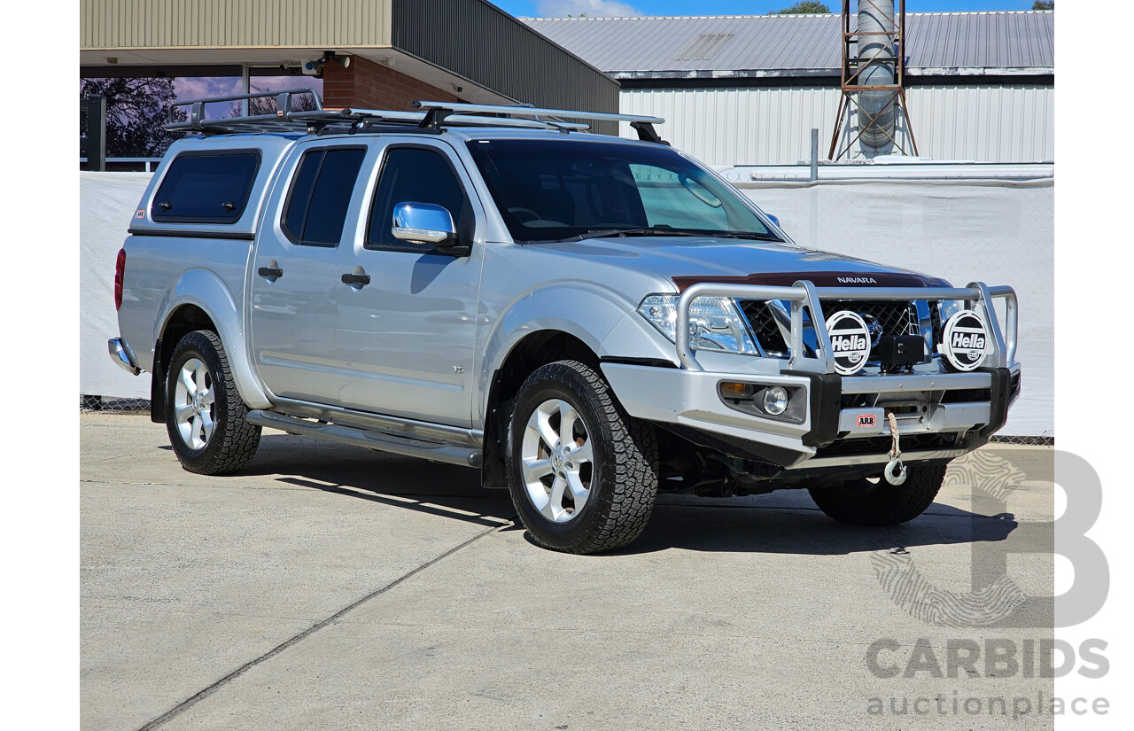 1/2014 Nissan Navara ST-X 550 (4x4) D40 MY12 Dual Cab Utility Silver 3.0L