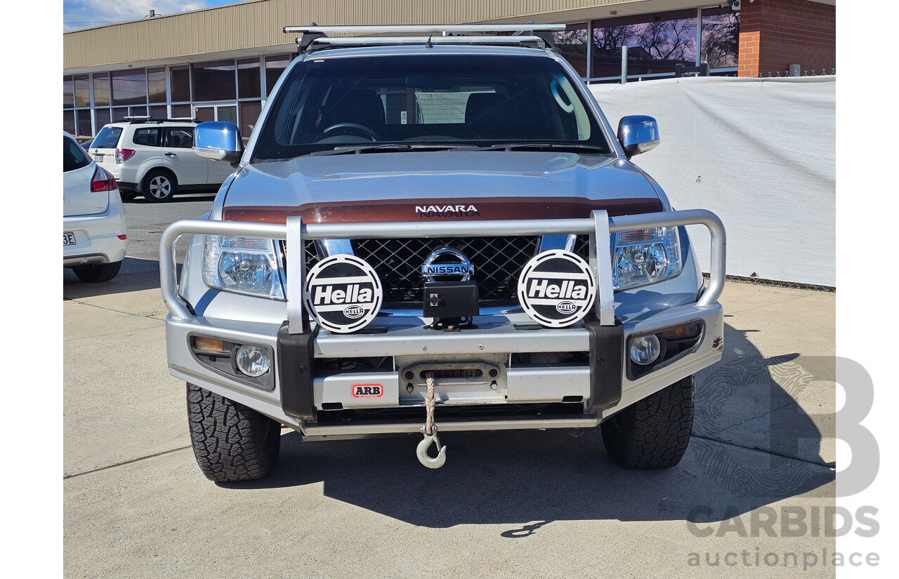 1/2014 Nissan Navara ST-X 550 (4x4) D40 MY12 Dual Cab Utility Silver 3.0L
