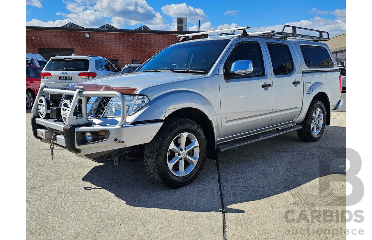 1/2014 Nissan Navara ST-X 550 (4x4) D40 MY12 Dual Cab Utility Silver 3.0L