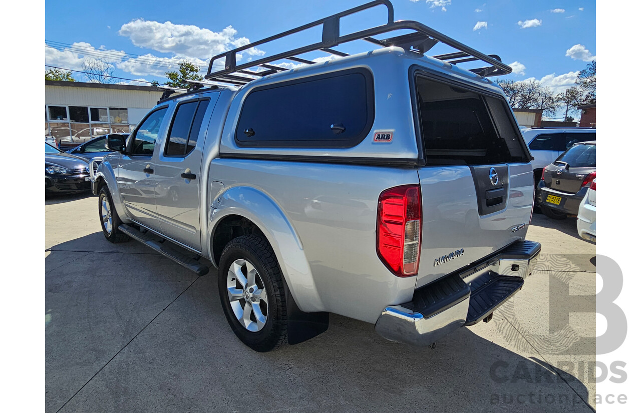 1/2014 Nissan Navara ST-X 550 (4x4) D40 MY12 Dual Cab Utility Silver 3.0L
