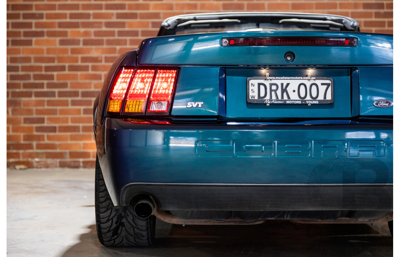 3/2004 Ford Mustang Cobra SVT 2d Convertible Mystichrome Metallic Supercharged V8 4.6L