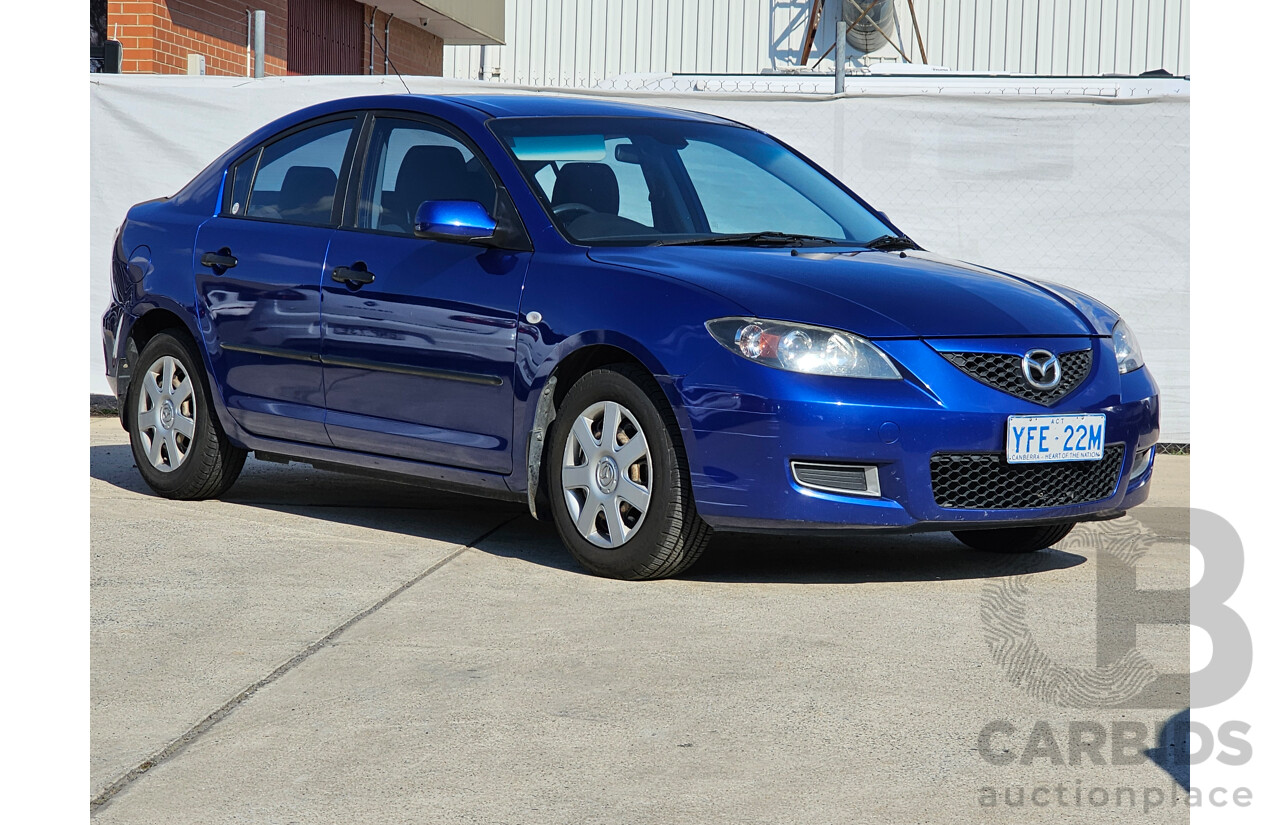9/2007 Mazda Mazda3 NEO BK MY06 UPGRADE 4d Sedan Blue 2.0L