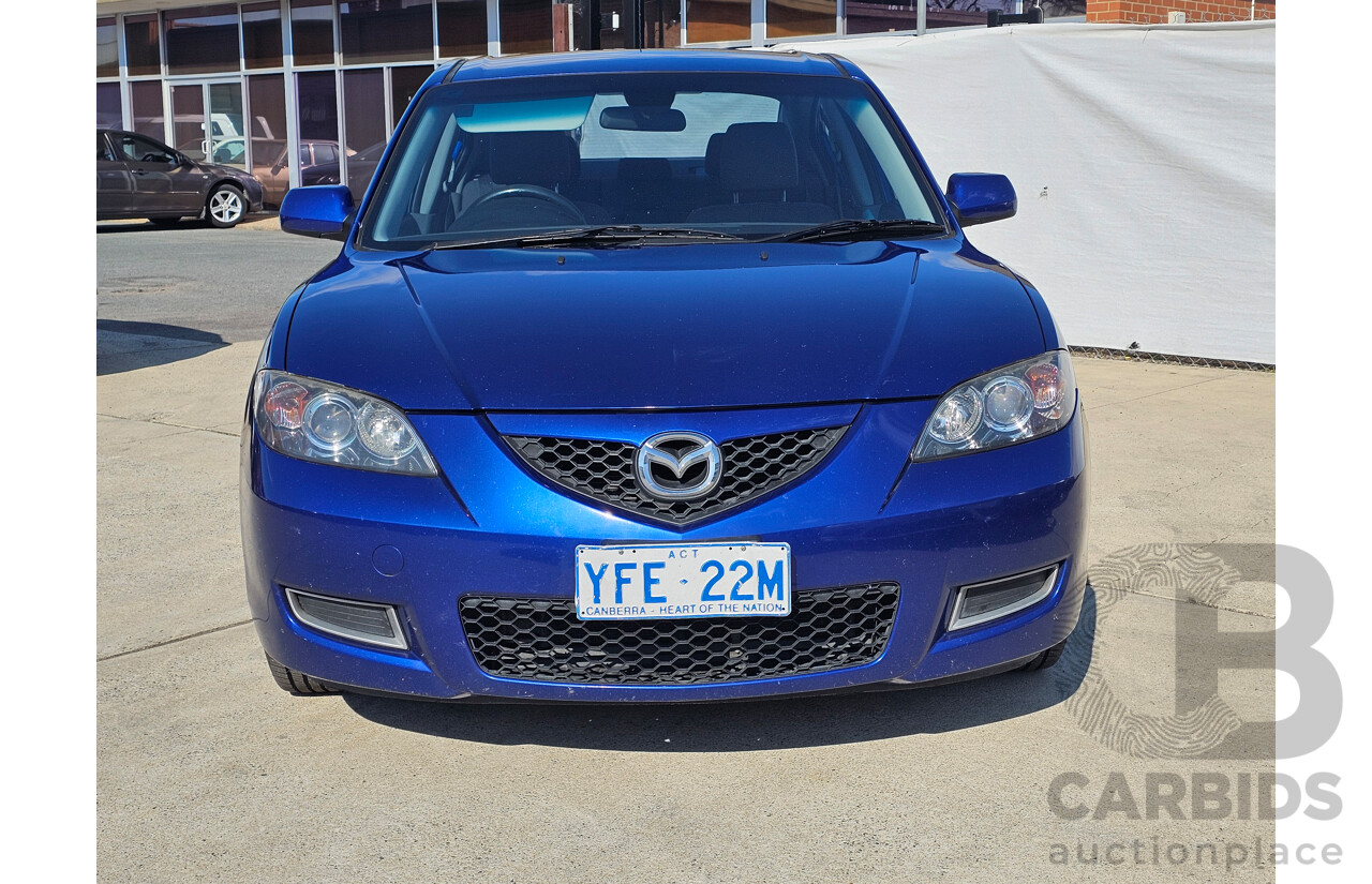 9/2007 Mazda Mazda3 NEO BK MY06 UPGRADE 4d Sedan Blue 2.0L