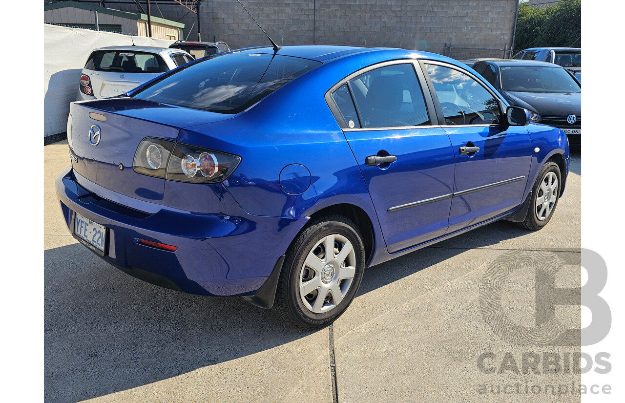 9/2007 Mazda Mazda3 NEO BK MY06 UPGRADE 4d Sedan Blue 2.0L