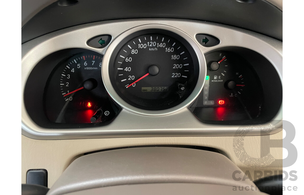 01/2005 Toyota Kluger CVX (4x4) 4WD MCU28R 4D Wagon Gold 3.3L