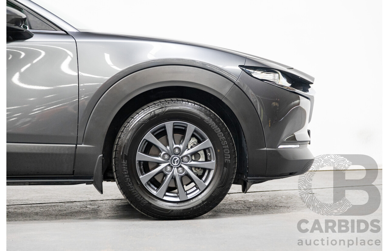 09/2020 Mazda CX-30 Pure G20 DM Skyactiv 4d Wagon Machine Grey Metallic 2.0L
