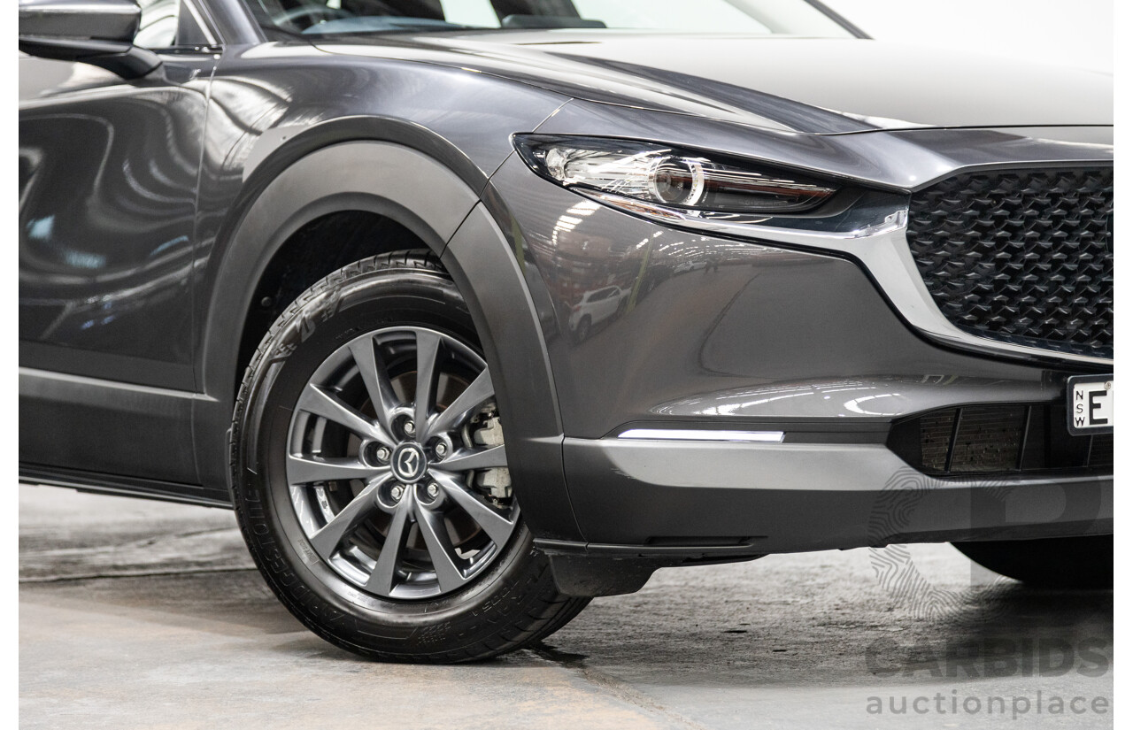 09/2020 Mazda CX-30 Pure G20 DM Skyactiv 4d Wagon Machine Grey Metallic 2.0L
