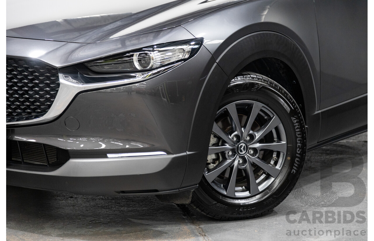 09/2020 Mazda CX-30 Pure G20 DM Skyactiv 4d Wagon Machine Grey Metallic 2.0L