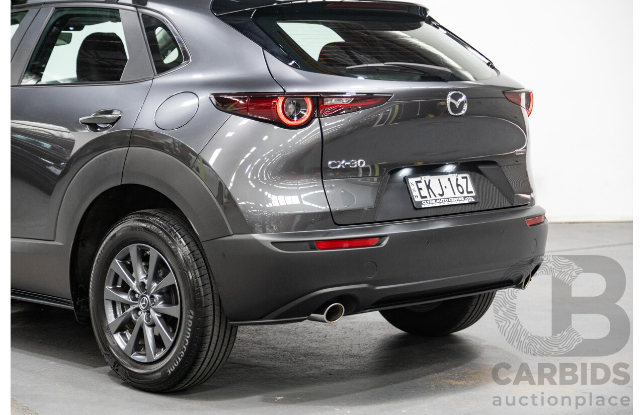 09/2020 Mazda CX-30 Pure G20 DM Skyactiv 4d Wagon Machine Grey Metallic 2.0L
