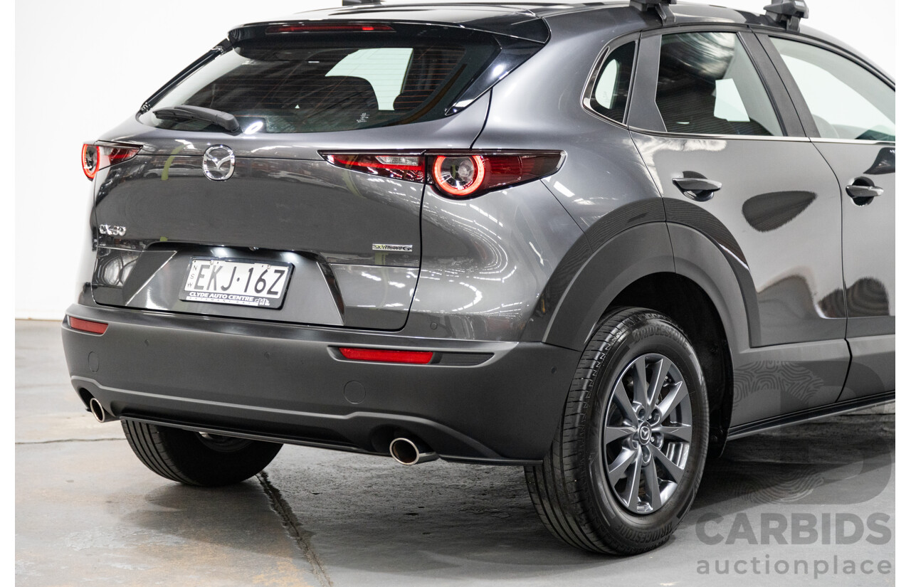 09/2020 Mazda CX-30 Pure G20 DM Skyactiv 4d Wagon Machine Grey Metallic 2.0L