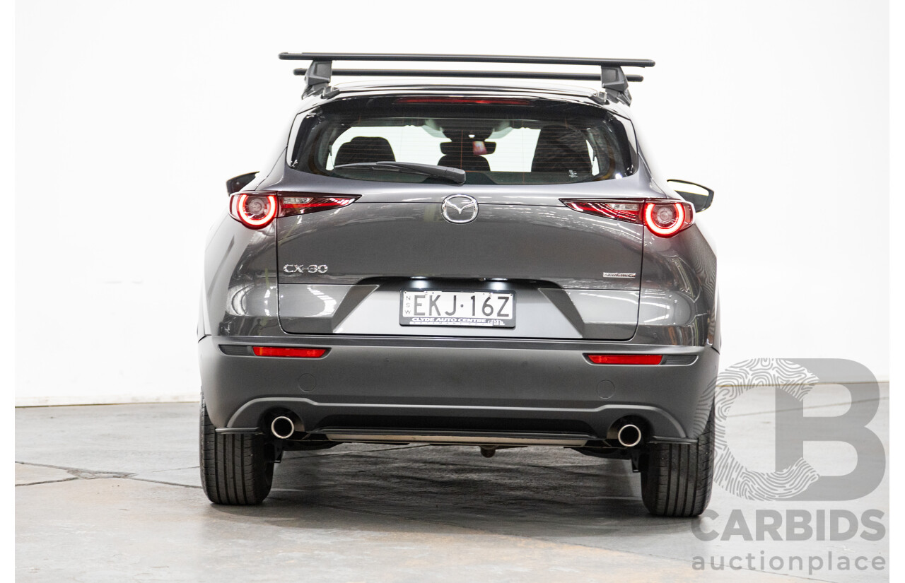 09/2020 Mazda CX-30 Pure G20 DM Skyactiv 4d Wagon Machine Grey Metallic 2.0L