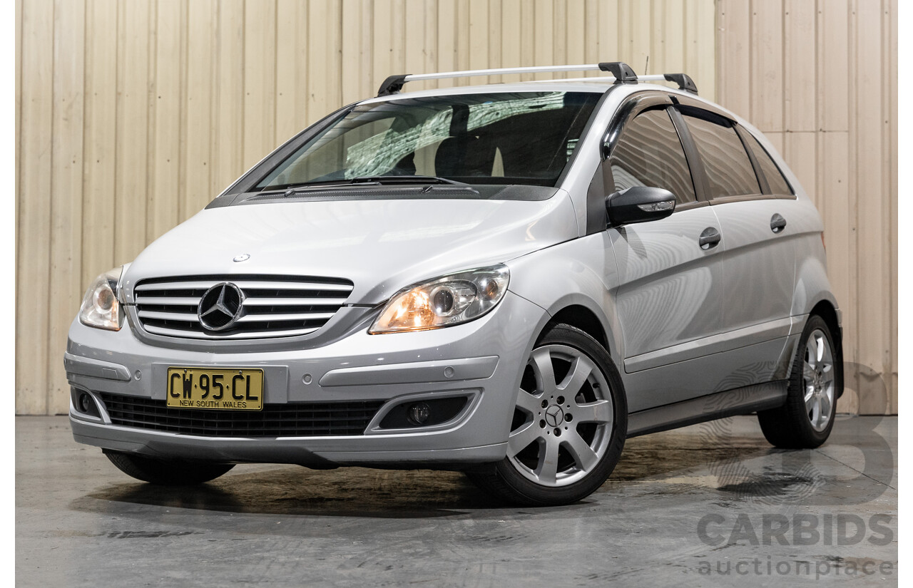 10/2007 Mercedes Benz B180 CDI 245 07 Upgrade 5d Hatchback Polar Silver Metallic Turbo Diesel 2.0L