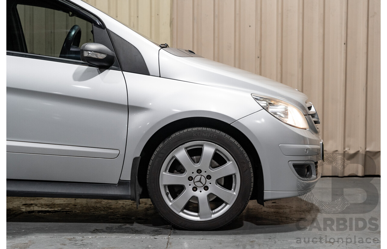 10/2007 Mercedes Benz B180 CDI 245 07 Upgrade 5d Hatchback Polar Silver Metallic Turbo Diesel 2.0L