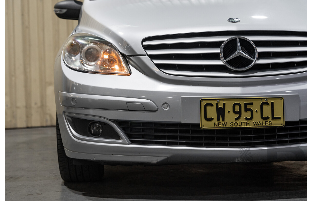 10/2007 Mercedes Benz B180 CDI 245 07 Upgrade 5d Hatchback Polar Silver Metallic Turbo Diesel 2.0L