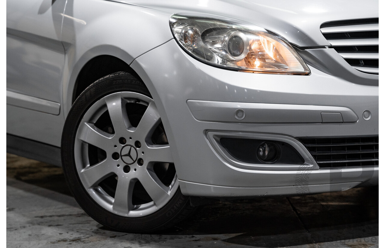 10/2007 Mercedes Benz B180 CDI 245 07 Upgrade 5d Hatchback Polar Silver Metallic Turbo Diesel 2.0L