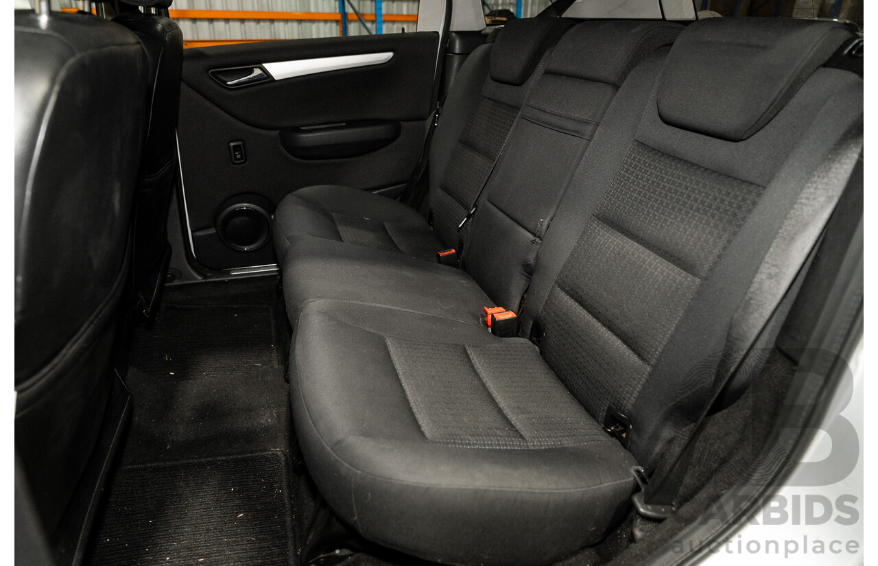 10/2007 Mercedes Benz B180 CDI 245 07 Upgrade 5d Hatchback Polar Silver Metallic Turbo Diesel 2.0L