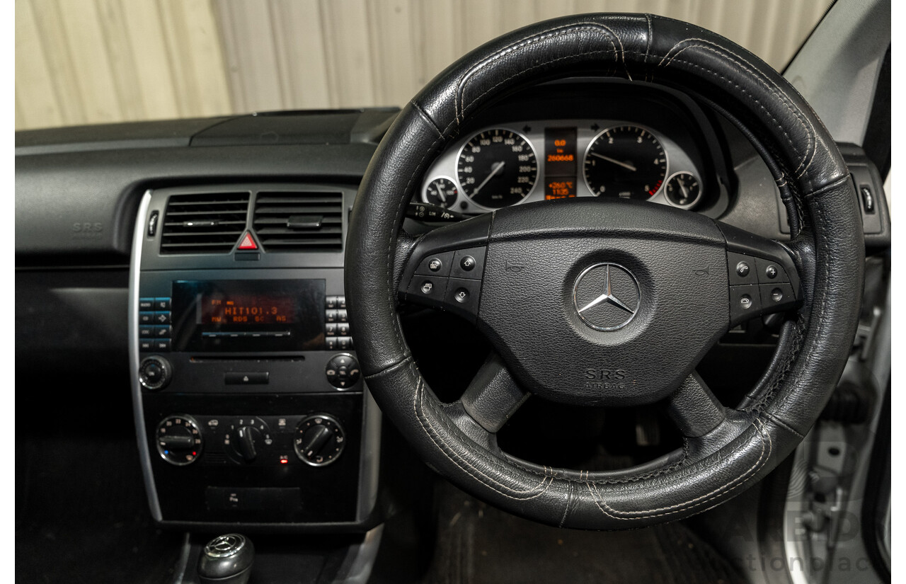 10/2007 Mercedes Benz B180 CDI 245 07 Upgrade 5d Hatchback Polar Silver Metallic Turbo Diesel 2.0L