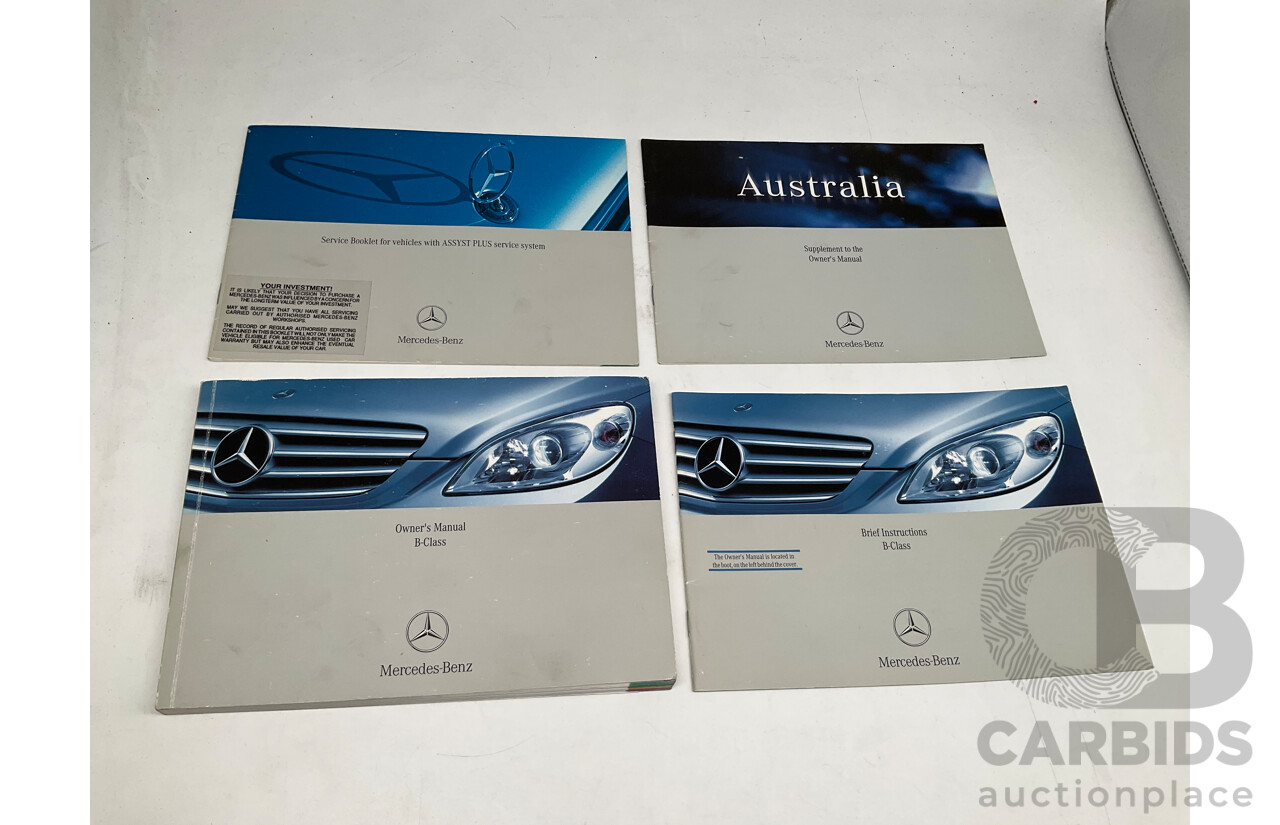 10/2007 Mercedes Benz B180 CDI 245 07 Upgrade 5d Hatchback Polar Silver Metallic Turbo Diesel 2.0L