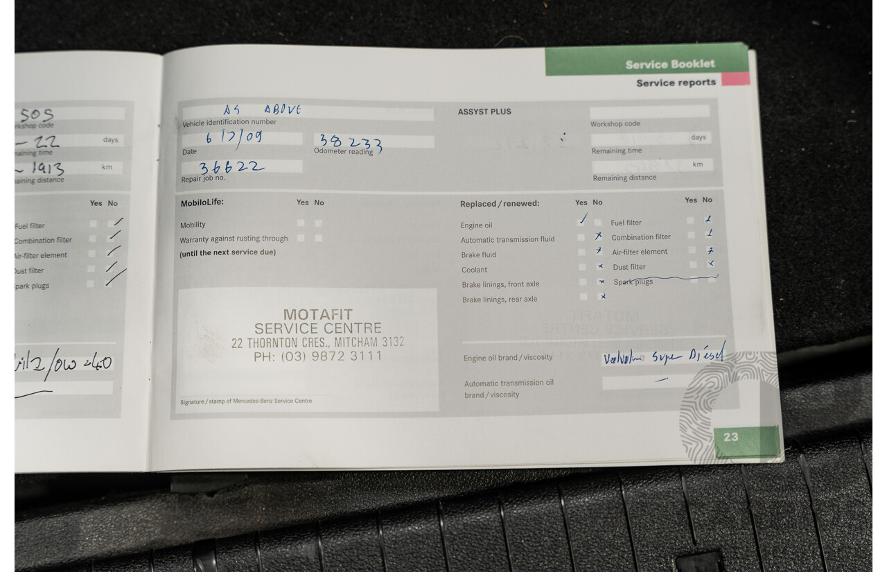 10/2007 Mercedes Benz B180 CDI 245 07 Upgrade 5d Hatchback Polar Silver Metallic Turbo Diesel 2.0L