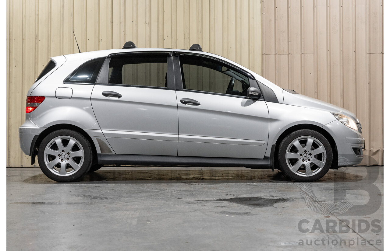 10/2007 Mercedes Benz B180 CDI 245 07 Upgrade 5d Hatchback Polar Silver Metallic Turbo Diesel 2.0L