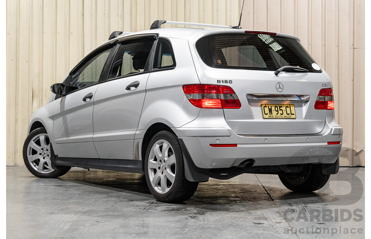 10/2007 Mercedes Benz B180 CDI 245 07 Upgrade 5d Hatchback Polar Silver Metallic Turbo Diesel 2.0L