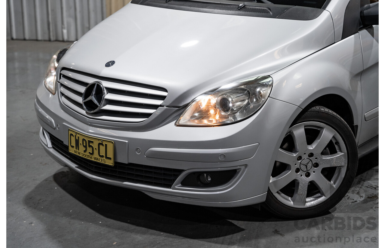 10/2007 Mercedes Benz B180 CDI 245 07 Upgrade 5d Hatchback Polar Silver Metallic Turbo Diesel 2.0L