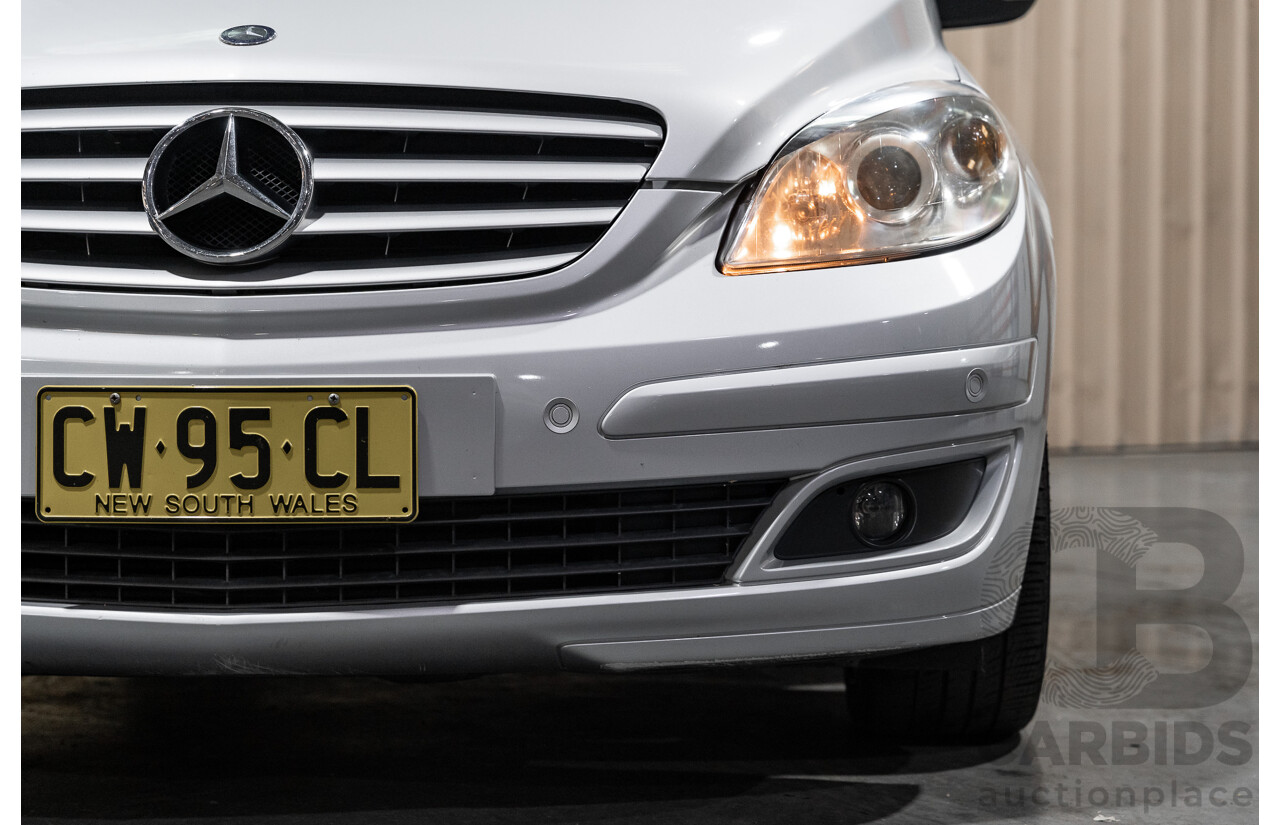 10/2007 Mercedes Benz B180 CDI 245 07 Upgrade 5d Hatchback Polar Silver Metallic Turbo Diesel 2.0L