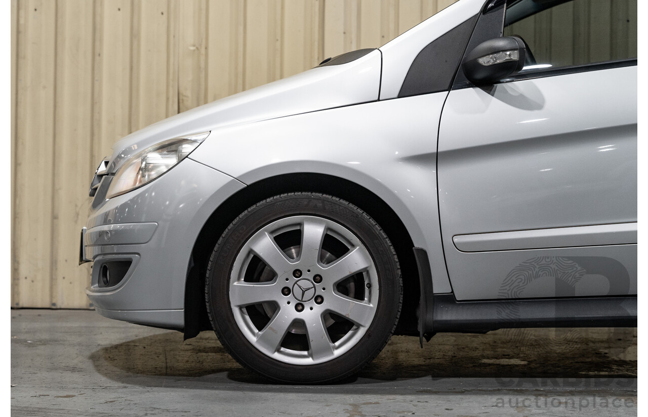 10/2007 Mercedes Benz B180 CDI 245 07 Upgrade 5d Hatchback Polar Silver Metallic Turbo Diesel 2.0L