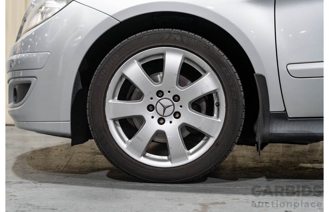 10/2007 Mercedes Benz B180 CDI 245 07 Upgrade 5d Hatchback Polar Silver Metallic Turbo Diesel 2.0L